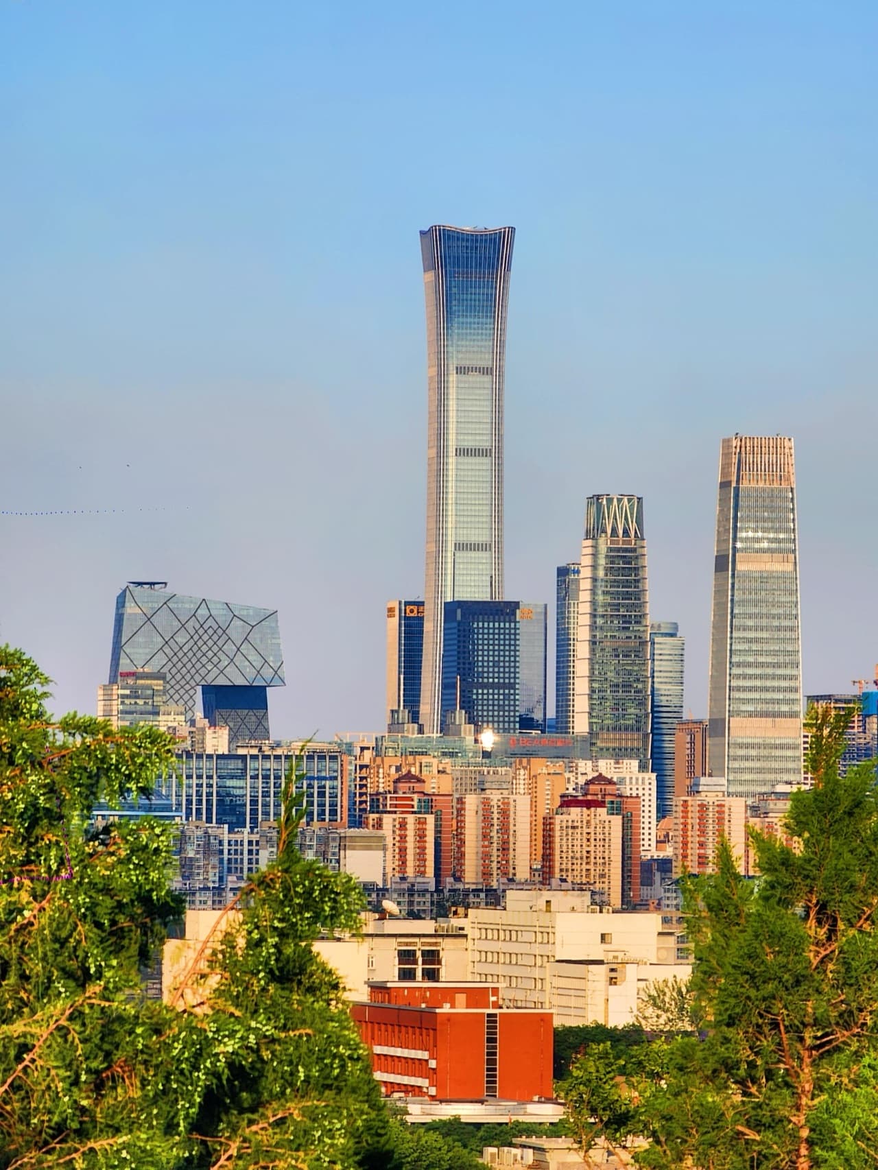 Jingshan Park overlooking Forbidden City