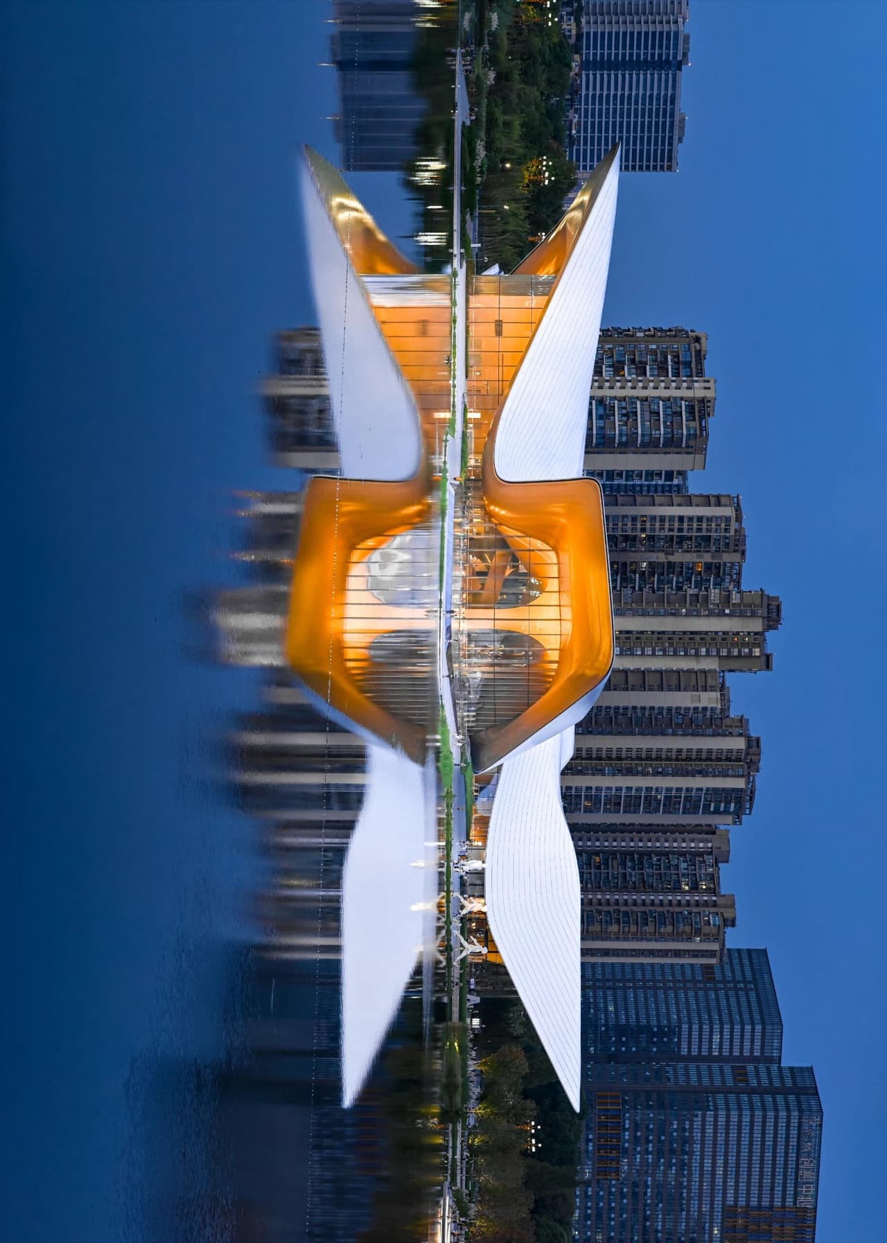 Tianfu Art Museum sunset