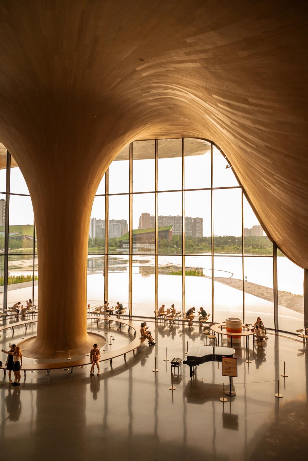 Tianfu Art Museum blue hour