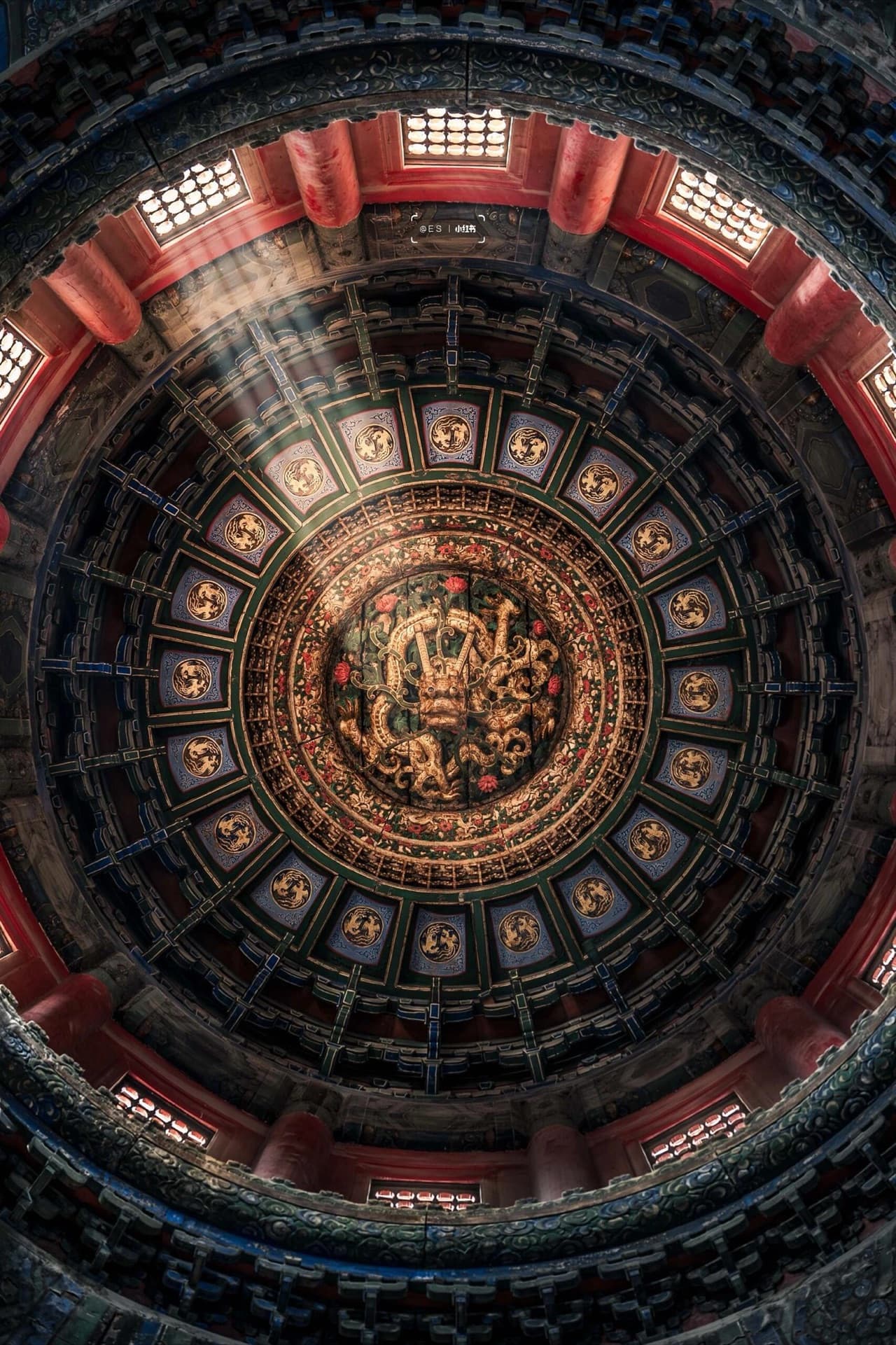 Forbidden City from Wanchun Pavilion — the classic panoramic view