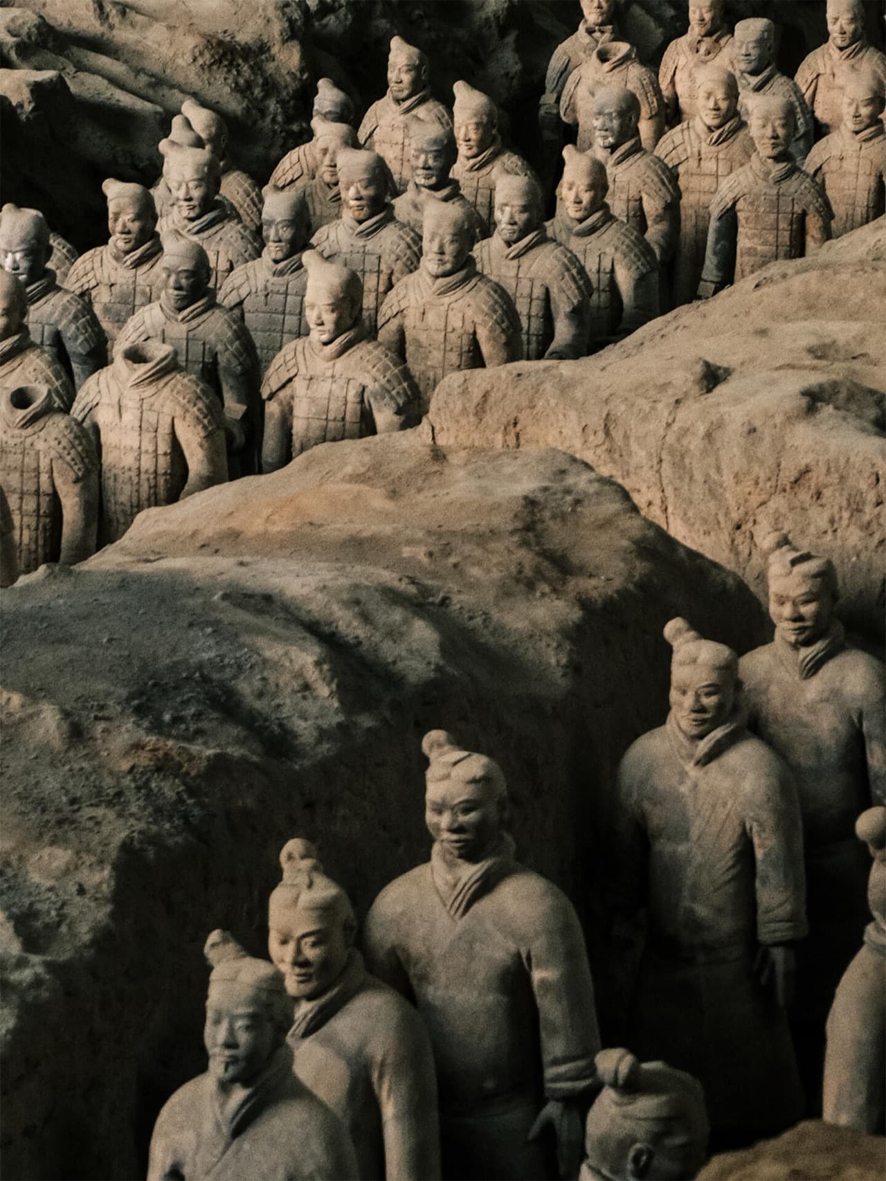 Terracotta Warriors — each soldier with unique features