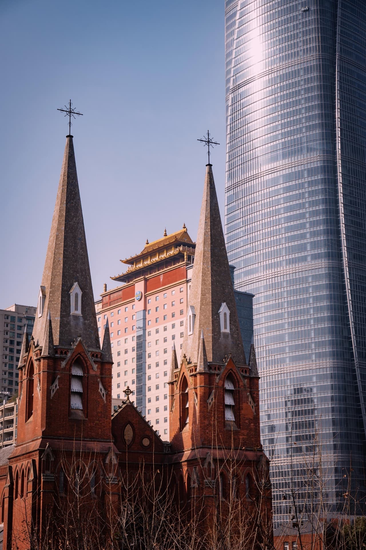 Xujiahui Cathedral Skyline