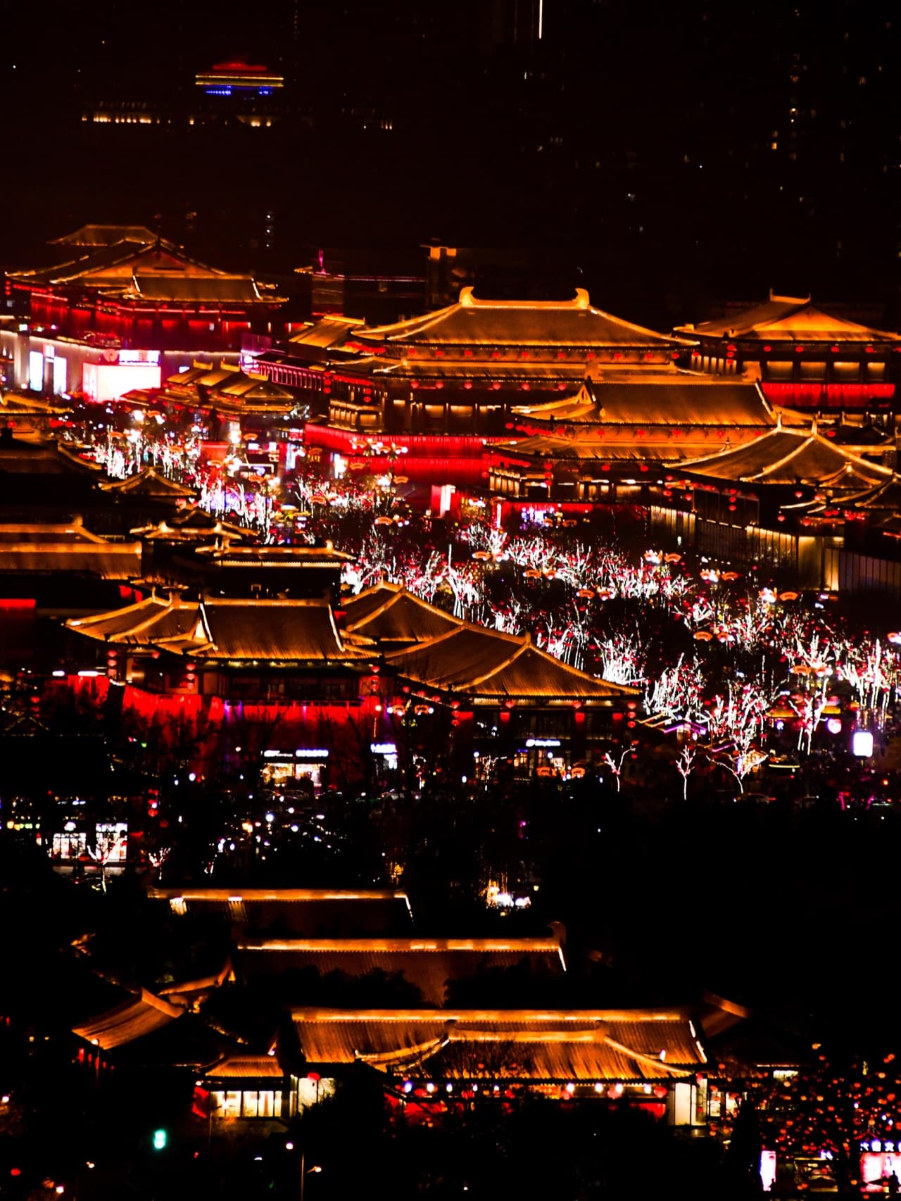 Overlooking Tang Dynasty Night City