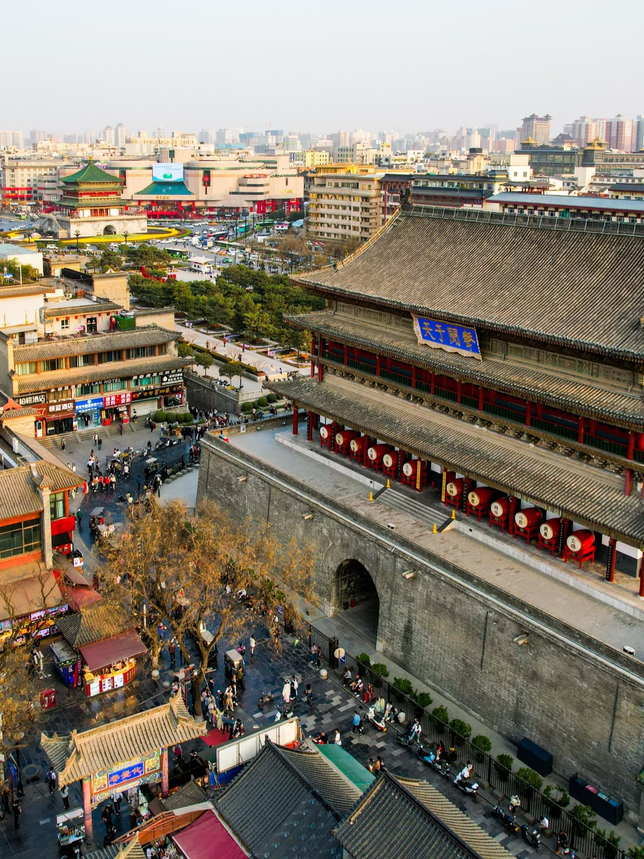Bell Tower and Drum Tower together