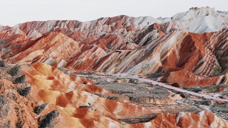 Zhangye Danxia Geopark — the famous Rainbow Mountains of China
