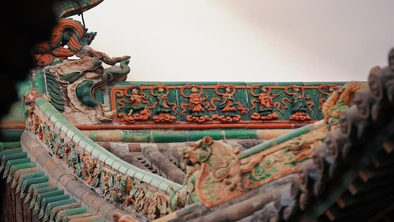 Jade Emperor Temple — stunning glazed 28 Lunar Mansions sculptures