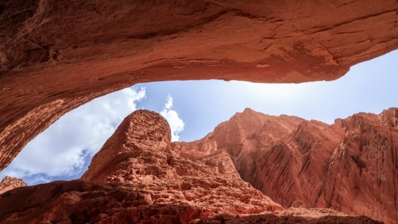 Tianshan Mysterious Grand Canyon β dramatic red sandstone narrows